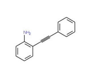 2-Phenylethynyl-phenylamine - chemical structure image