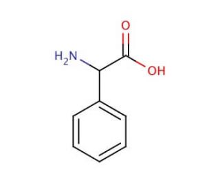 2-Phenylglycine (CAS 2835-06-5) - chemical structure image