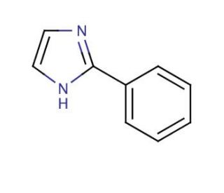 2-Phenylimidazole (CAS 670-96-2) - chemical structure image