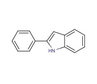 2-Phenylindole (CAS 948-65-2) - chemical structure image