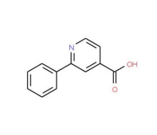 2-Phenylisonicotinic acid (CAS 55240-51-2) - chemical structure image