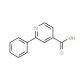2-Phenylisonicotinic acid (CAS 55240-51-2) - chemical structure image