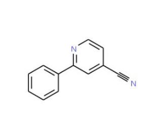 2-Phenylisonicotinonitrile (CAS 33744-17-1) - chemical structure image