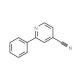 2-Phenylisonicotinonitrile (CAS 33744-17-1) - chemical structure image