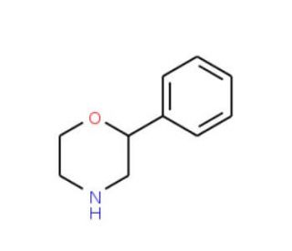 2-phenylmorpholine (CAS 23972-41-0) - chemical structure image