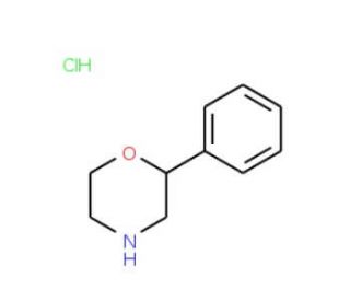 2-Phenylmorpholine hydrochloride (CAS 23972-41-0) - chemical structure image
