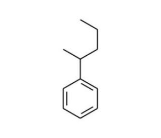 2-Phenylpentane (CAS 2719-52-0) - chemical structure image