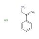 2-phenylprop-2-en-1-amine hydrochloride - chemical structure image