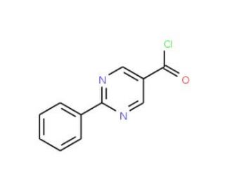 2-Phenylpyrimidine-5-carbonyl chloride (CAS 122774-00-9) - chemical structure image