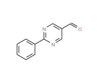 2-Phenylpyrimidine-5-carboxaldehyde (CAS 130161-46-5) - chemical structure image