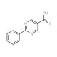 2-Phenylpyrimidine-5-carboxylic acid (CAS 122773-97-1) - chemical structure image