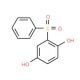 2-(Phenylsulfonyl)-1,4-benzenediol (CAS 23156-75-4) - chemical structure image