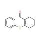 2-(phenylthio)cyclohex-1-ene-1-carbaldehyde - chemical structure image