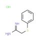 2-(Phenylthio)ethanimidamide hydrochloride (CAS 84544-86-5) - chemical structure image