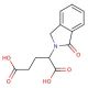 2-Phthalimidino-glutaric acid (CAS 26577-32-2) - chemical structure image