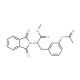2-Phthalimidyl-3-(3′-acetoxyphenyl)propionic Acid Methyl Ester (CAS 1076199-33-1) - chemical structure image
