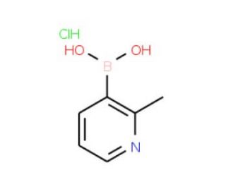 2-Picoline-3-boronic acid hydrochloride (CAS 1072952-34-1) - chemical structure image