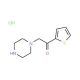2-piperazin-1-yl-1-thien-2-ylethanone hydrochloride - chemical structure image
