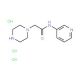 2-(Piperazin-1-yl)acet-N-(3-pyridyl)amide trihydrochloride (CAS 808764-17-2) - chemical structure image