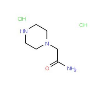 2-Piperazin-1-yl-acetamide dihydrochloride - chemical structure image