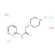 2-(Piperazin-1-yl)acetic acid N-(2-pyridyl)amide trihydrochloride dihydrate (CAS 496808-07-2) - chemical structure image