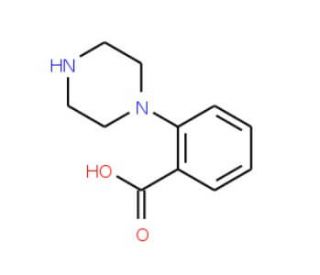 2-Piperazin-1-yl-benzoic acid (CAS 446831-27-2) - chemical structure image