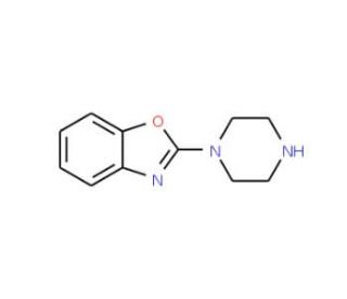 2-Piperazin-1-yl-benzooxazole (CAS 111628-39-8) - chemical structure image