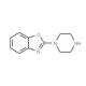 2-Piperazin-1-yl-benzooxazole (CAS 111628-39-8) - chemical structure image