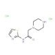 2-(Piperazin-1-yl)-N-thiazol-2-yl-acetamide dihydrochloride (CAS 84587-70-2) - chemical structure image