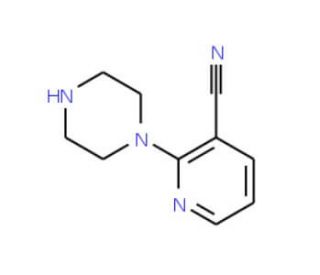2-(Piperazin-1-yl)nicotinonitrile (CAS 84951-44-0) - chemical structure image