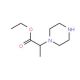 2-(Piperazin-1-yl)propionic acid ethyl ester (CAS 824414-06-4) - chemical structure image