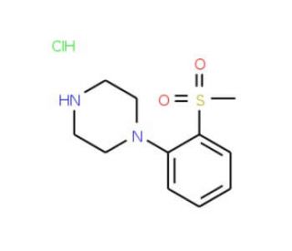 2-[Piperazin-1-yl]methylsulphone hydrochloride (CAS 916488-42-1) - chemical structure image