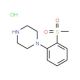 2-[Piperazin-1-yl]methylsulphone hydrochloride (CAS 916488-42-1) - chemical structure image