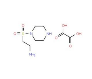 2-(Piperazin-1-ylsulfonyl)ethanamine oxalate - chemical structure image