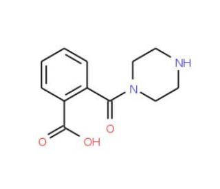 2-(Piperazine-1-carbonyl)-benzoic acid (CAS 37618-28-3) - chemical structure image