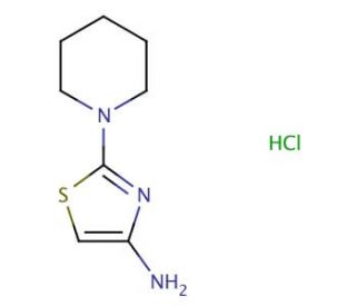 2-piperidin-1-yl-1,3-thiazol-4-amine hydrochloride - chemical structure image