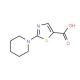 2-(Piperidin-1-yl)-1,3-thiazole-5-carboxylic acid (CAS 180403-13-8) - chemical structure image