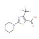 2-(Piperidin-1-yl)-4-trifluoromethyl-1,3-thiazole-5-carboxylic acid - chemical structure image