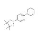 2-(Piperidin-1-yl)pyrimidine-5-boronic acid pinacol ester (CAS 1015242-08-6) - chemical structure image