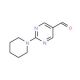 2-Piperidin-1-yl-pyrimidine-5-carbaldehyde (CAS 149806-11-1) - chemical structure image