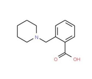 2-Piperidin-1-ylmethyl-benzoic acid - chemical structure image