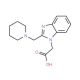 (2-Piperidin-1-ylmethyl-benzoimidazol-1-yl)-acetic acid - chemical structure image