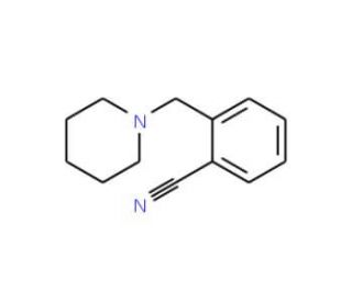 2-(piperidin-1-ylmethyl)benzonitrile - chemical structure image