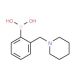 2-(Piperidin-1-ylmethyl)phenylboronic acid (CAS 878289-33-9) - chemical structure image