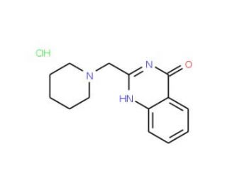 2-(piperidin-1-ylmethyl)quinazolin-4(3H)-one hydrochloride (CAS 3552-63-4) - chemical structure image
