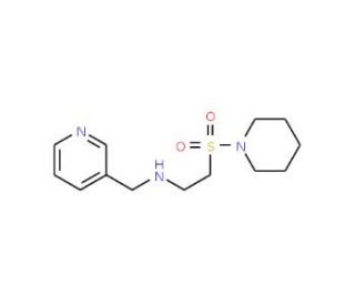 [2-(piperidin-1-ylsulfonyl)ethyl](pyridin-3-ylmethyl)amine - chemical structure image