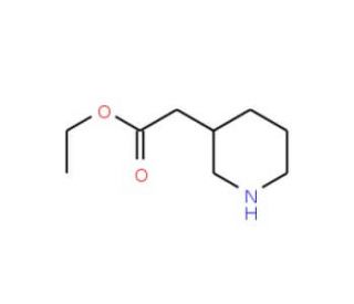 2-(Piperidin-3-yl)acetic acid ethyl ester (CAS 64995-88-6) - chemical structure image
