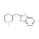 2-(Piperidin-3-ylmethyl)-1H-benzimidazole (CAS 933738-45-5) - chemical structure image