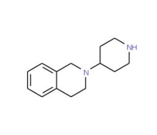 2-Piperidin-4-Yl-1,2,3,4-Tetrahydro-Isoquinoline (CAS 200413-62-3) - chemical structure image