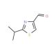 2-(propan-2-yl)-1,3-thiazole-4-carbaldehyde (CAS 133047-46-8) - chemical structure image